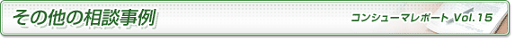 その他の相談事例